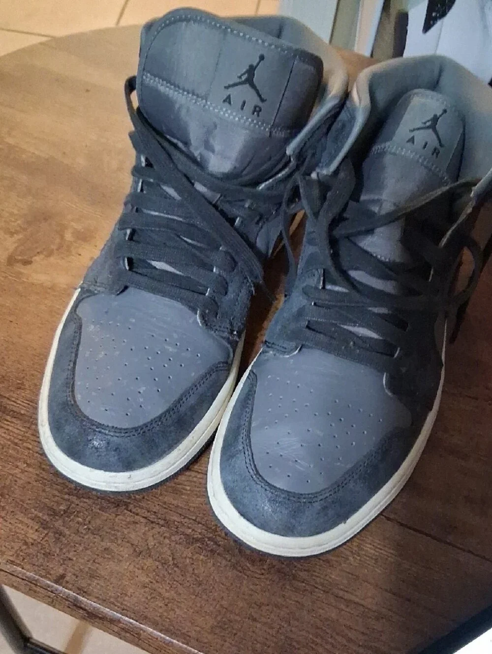 Jordan Men's High-Top Sneakers - Dark Grey
